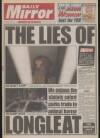 Daily Mirror Wednesday 02 September 1992 Page 1