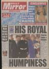 Daily Mirror Thursday 10 September 1992 Page 1