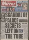 Daily Mirror Saturday 03 October 1992 Page 1