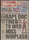 Daily Mirror Tuesday 01 December 1992 Page 1