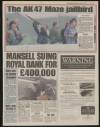 Daily Mirror Wednesday 15 March 1995 Page 13