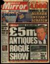 Daily Mirror Thursday 18 May 1995 Page 1