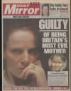 Daily Mirror Thursday 31 October 1996 Page 1