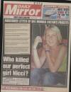 Daily Mirror Friday 03 January 1997 Page 1