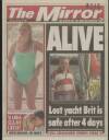 Daily Mirror Thursday 09 January 1997 Page 1