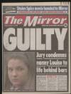 Daily Mirror Friday 31 October 1997 Page 1