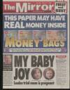 Daily Mirror Saturday 07 February 1998 Page 1