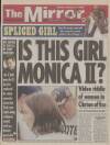 Daily Mirror Monday 14 September 1998 Page 1
