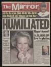 Daily Mirror Thursday 03 December 1998 Page 1