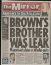 Daily Mirror Tuesday 05 January 1999 Page 1