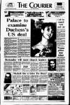 Dundee Courier Monday 22 January 1996 Page 1