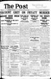 Sunday Post Sunday 30 July 1916 Page 1