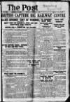 Sunday Post Sunday 25 March 1917 Page 1