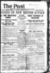 Sunday Post Sunday 11 November 1917 Page 1