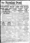 Sunday Post Sunday 06 April 1919 Page 1