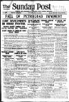 Sunday Post Sunday 25 May 1919 Page 1
