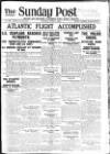 Sunday Post Sunday 01 June 1919 Page 1
