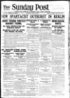 Sunday Post Sunday 08 June 1919 Page 1