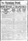 Sunday Post Sunday 09 November 1919 Page 1