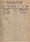 Sunday Post Sunday 22 May 1921 Page 1