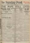 Sunday Post Sunday 22 January 1922 Page 1