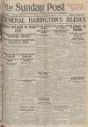Sunday Post Sunday 01 October 1922 Page 1