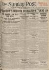 Sunday Post Sunday 22 October 1922 Page 1