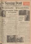 Sunday Post Sunday 29 September 1935 Page 1