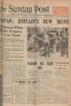 Sunday Post Sunday 25 June 1939 Page 1