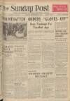 Sunday Post Sunday 16 September 1945 Page 1