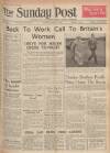 Sunday Post Sunday 01 June 1947 Page 1