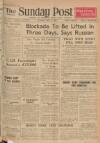 Sunday Post Sunday 01 May 1949 Page 1