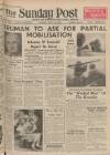Sunday Post Sunday 16 July 1950 Page 1