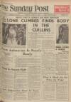 Sunday Post Sunday 15 June 1952 Page 1