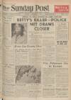 Sunday Post Sunday 02 November 1952 Page 1