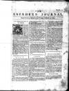 Aberdeen Press and Journal Tue 22 Mar 1748 Page 1