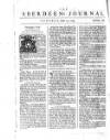Aberdeen Press and Journal Tue 13 Jun 1749 Page 1