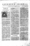 Aberdeen Press and Journal Tue 22 Aug 1749 Page 1