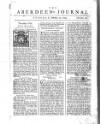 Aberdeen Press and Journal Tue 10 Oct 1749 Page 1