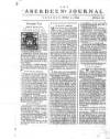 Aberdeen Press and Journal Tue 31 Oct 1749 Page 1