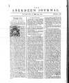 Aberdeen Press and Journal Tue 29 May 1750 Page 1