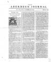 Aberdeen Press and Journal Tue 16 Oct 1750 Page 1