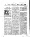 Aberdeen Press and Journal Tue 19 Mar 1751 Page 1