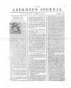 Aberdeen Press and Journal Tue 21 May 1751 Page 1