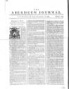 Aberdeen Press and Journal Tue 01 Sep 1752 Page 1