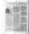 Aberdeen Press and Journal Tuesday 19 December 1752 Page 1