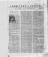 Aberdeen Press and Journal Tuesday 26 December 1752 Page 1