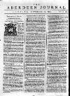 Aberdeen Press and Journal Tuesday 19 November 1754 Page 1