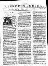 Aberdeen Press and Journal Tuesday 10 December 1754 Page 1