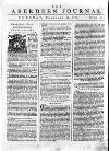 Aberdeen Press and Journal Tuesday 18 February 1755 Page 1